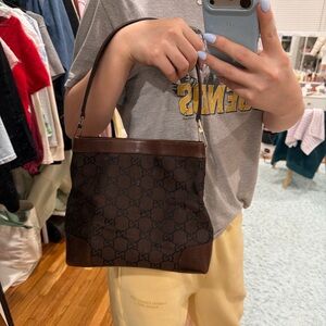 Gucci Dark Brown Men's Shoulder Bag